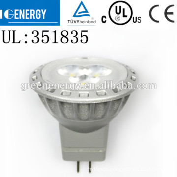 New arrival gu4 2w 4w led spotlight TUV CE mr11 car led spot light 12v